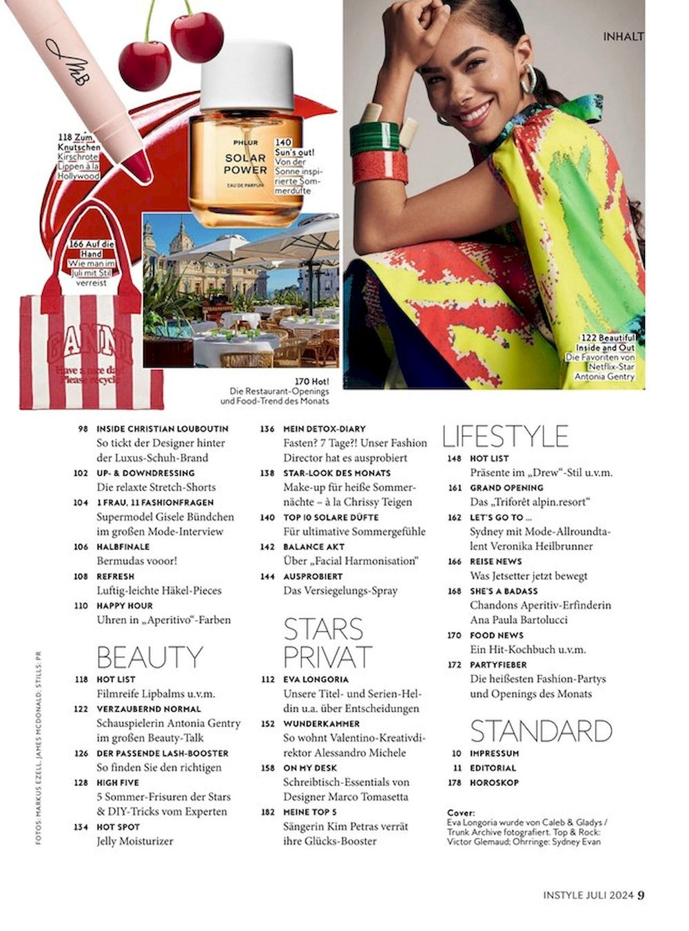 InStyle Magazin Deutschland 2024-07 Eva Longoria