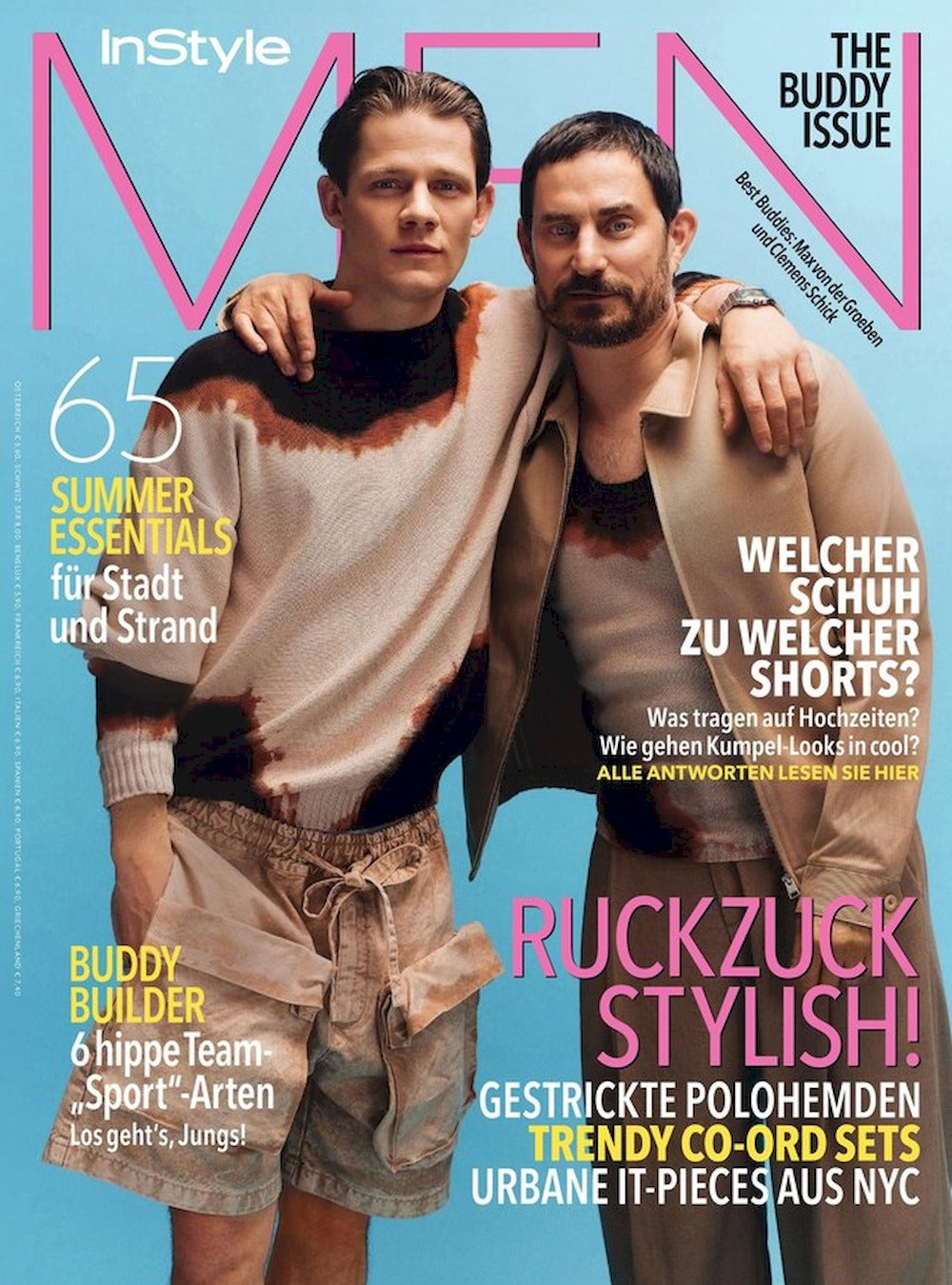 InStyle Men Magazin Deutschland 2024-02 Max Von Der Groeben Clemens Schick