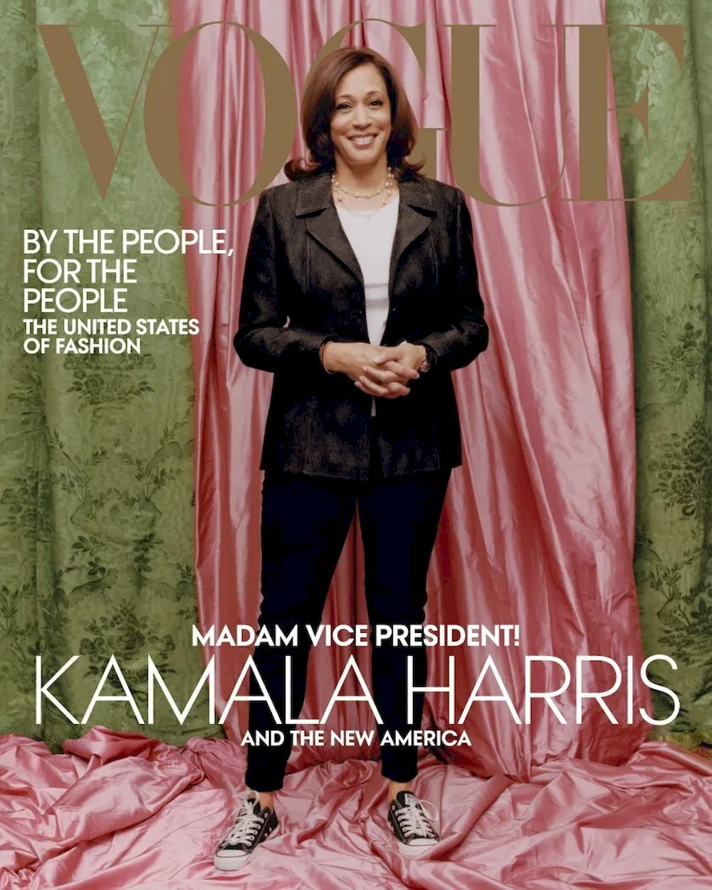 Vogue Magasin USA 2021-02 Kamala Harris Originalutgåva