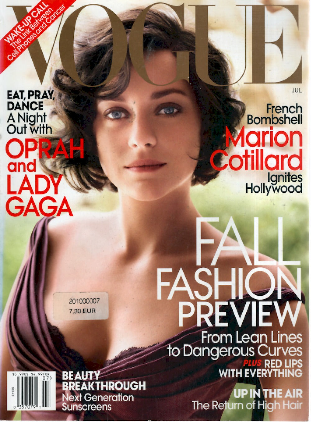 Vogue Magazin USA 2010-07 Marion Cotillard