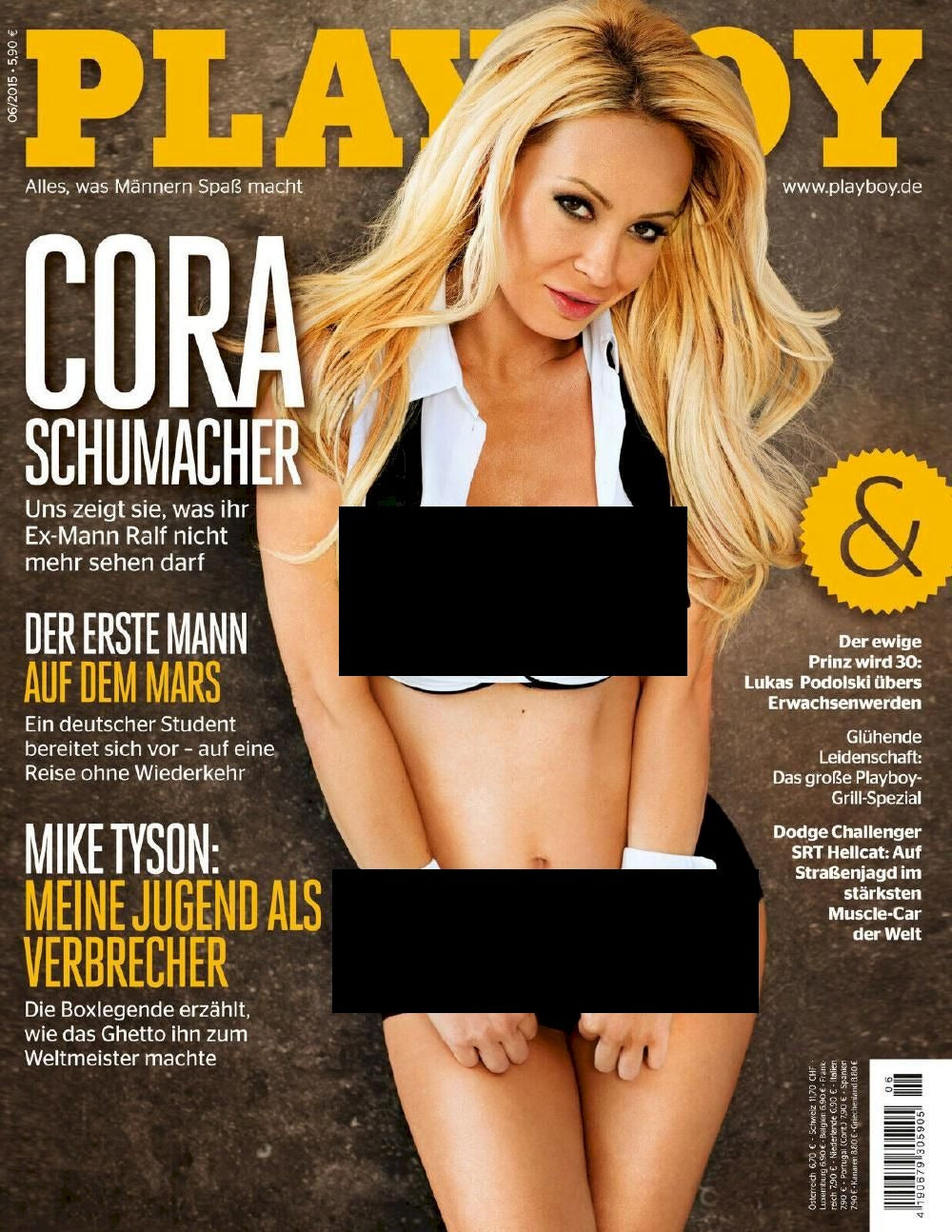 Playboy Magazin Deutschland 2015-06 Cora Schumacher In-flight-copy