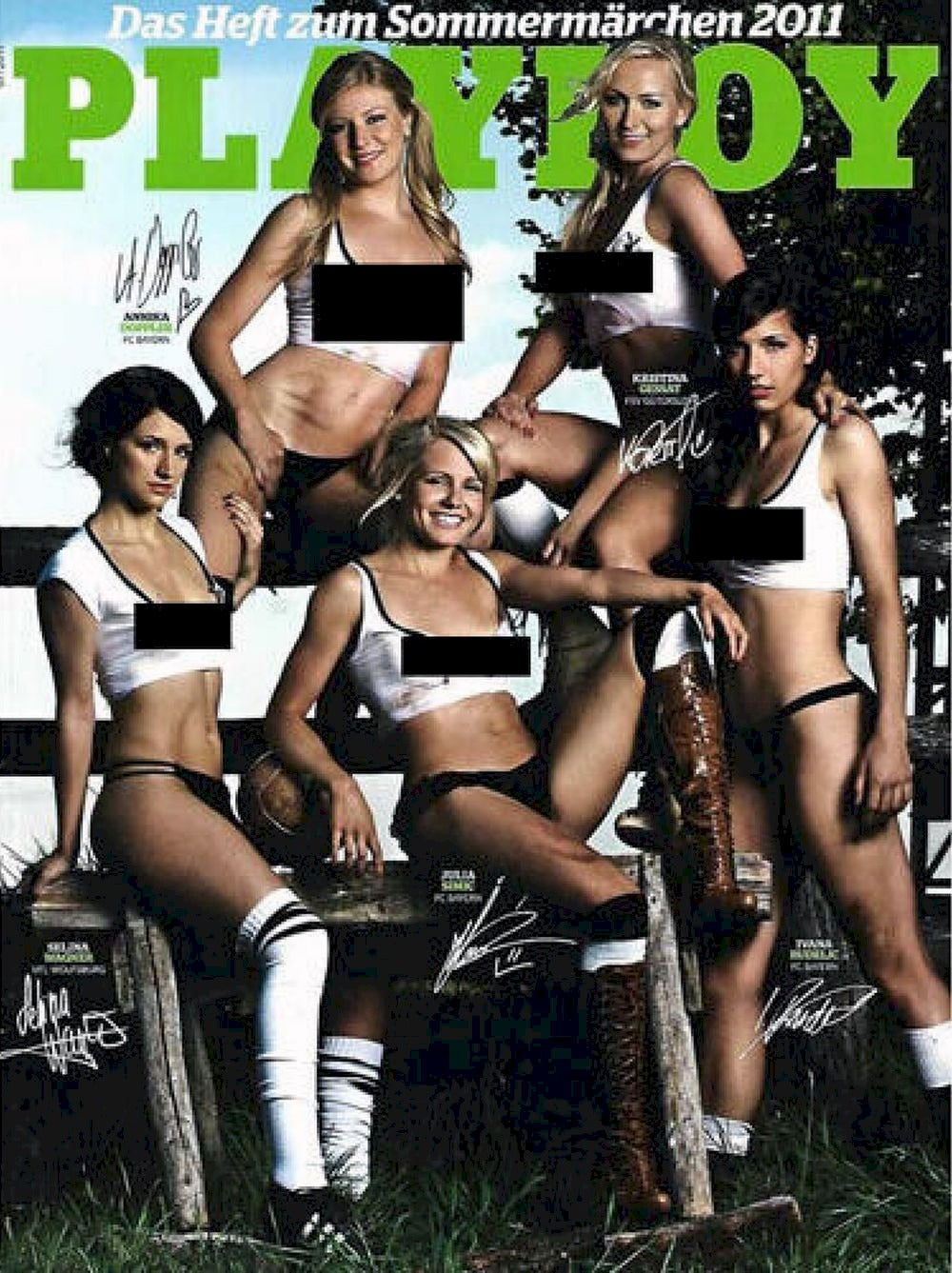 Playboy Magazin Deutschland 2011-07 Julia Simic Annika Doppler Ivana Rudelic