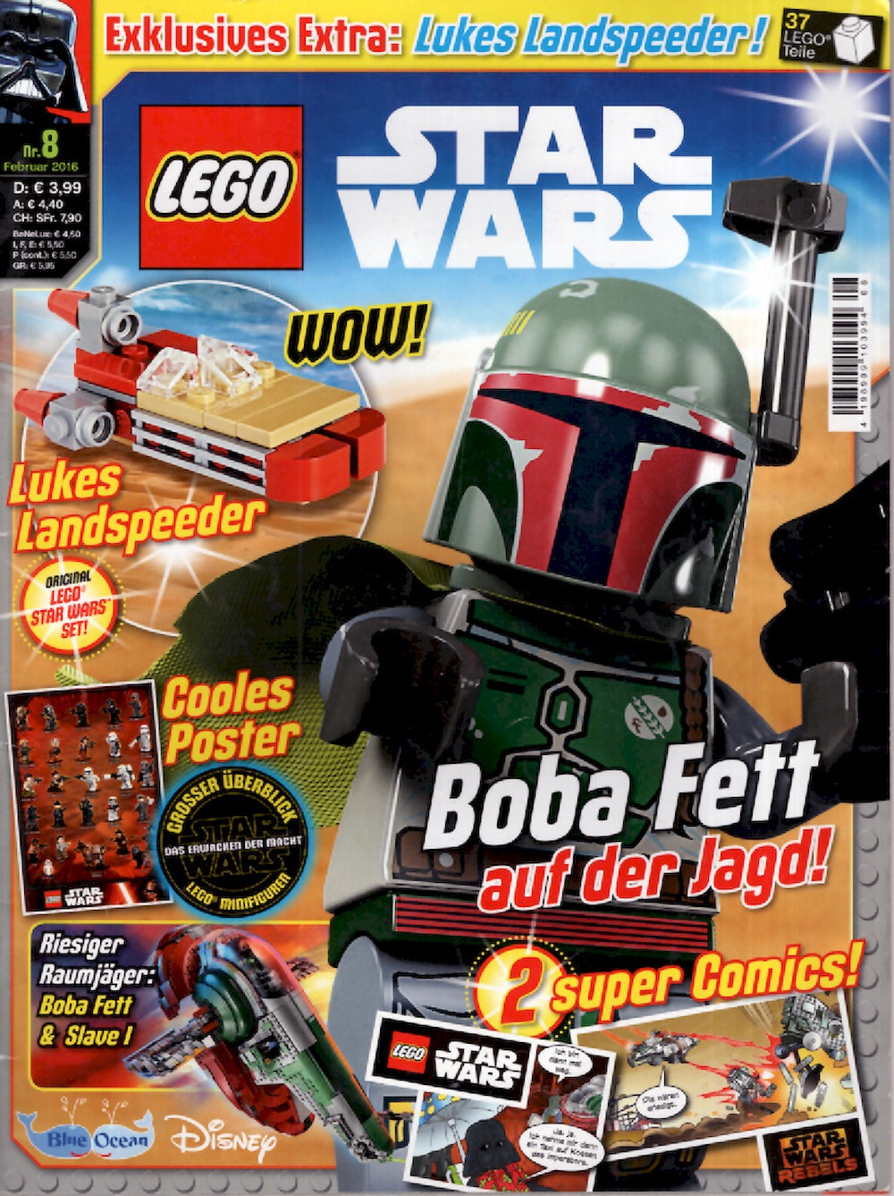 Lego Star Wars Magazin Deutschland 2016 #8 Boba Fett