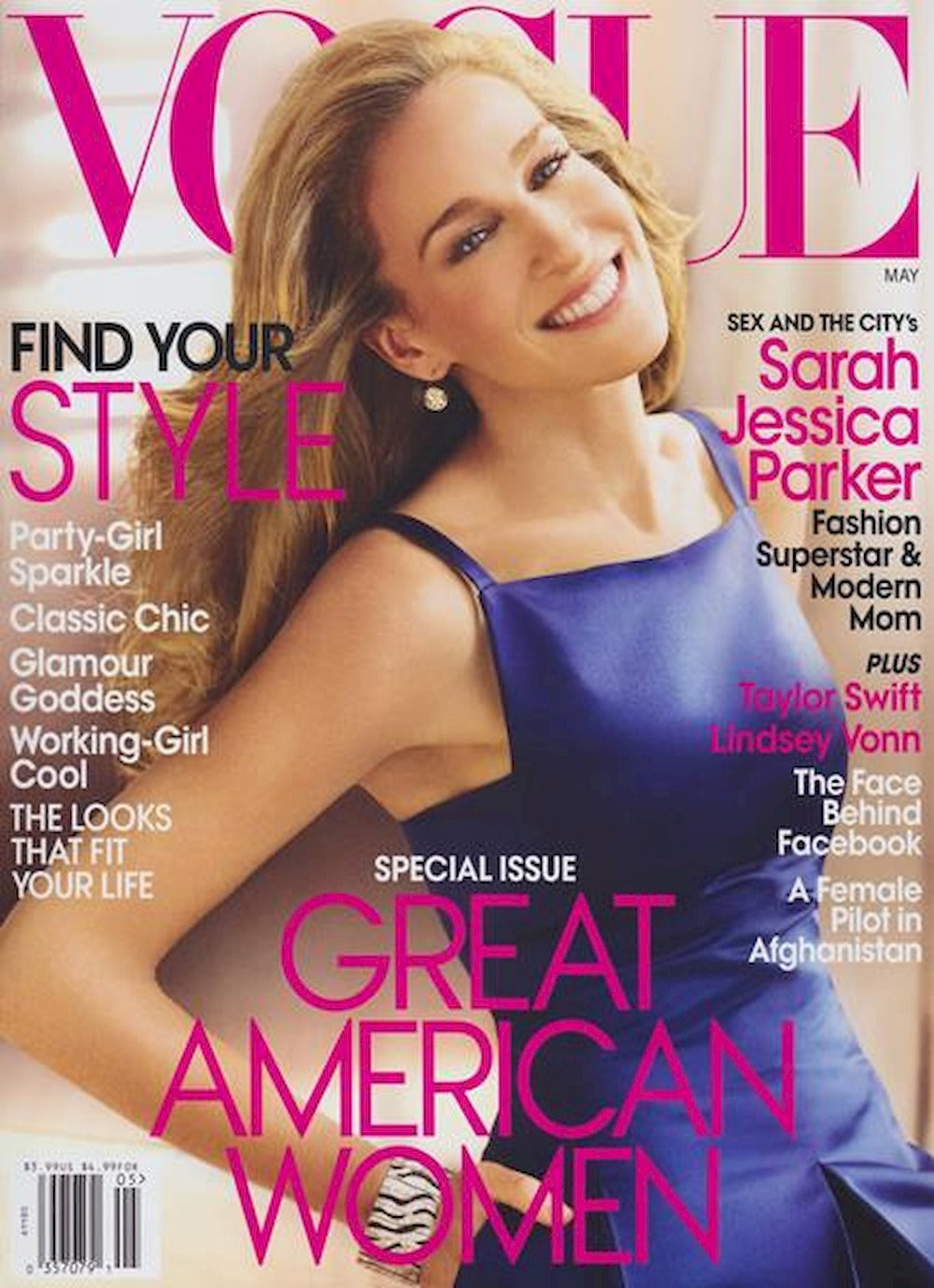 Vogue Magasin USA 2010-05 Sarah Jessica Parker Originalutgåva