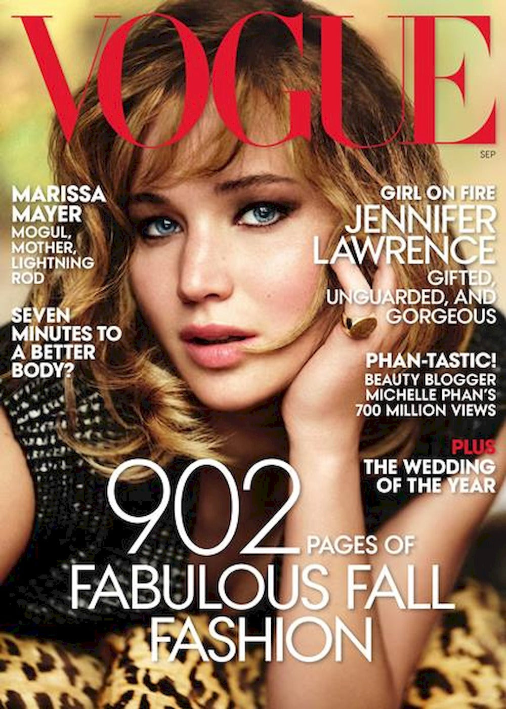 Vogue Magasin USA 2013-09 – Jennifer Lawrence – Originalutgåva