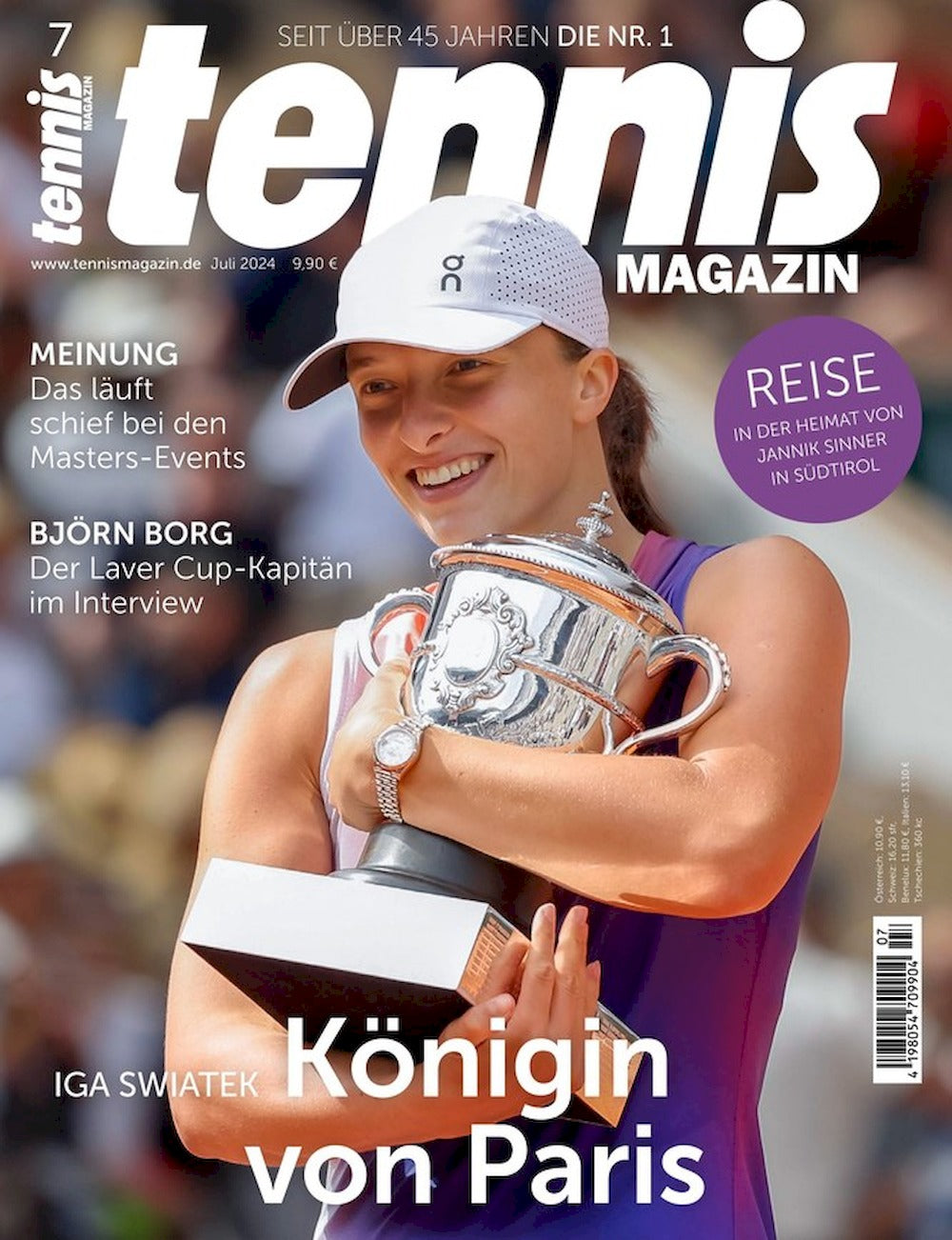 Tennis Lehti Saksa 2024-07 Iga Natalia Swiatek Alkuperäinen painos
