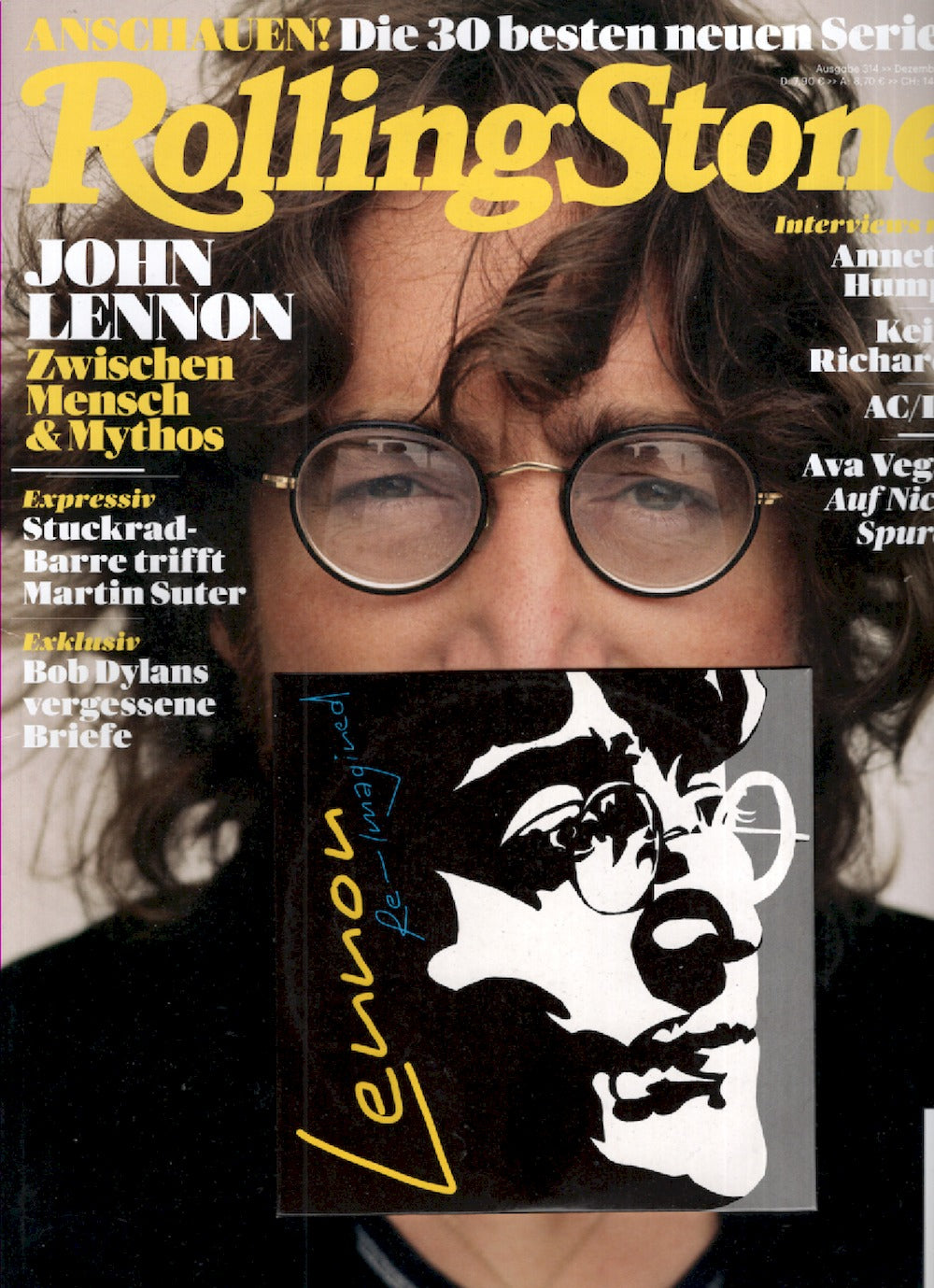 Rolling Stone Magazin Deutschland 2020-12 John Lennon + CD