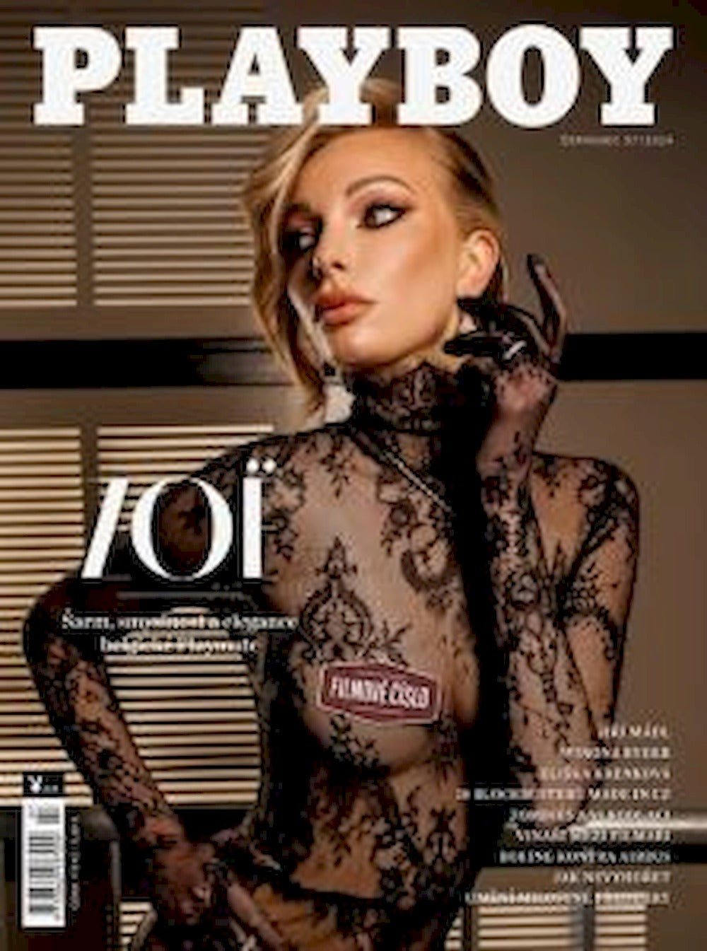 Playboy Magasin Czechia 2024-07 Alina Boyko Zoe Cockaerts Winona Ryder Adela Originalutgåva