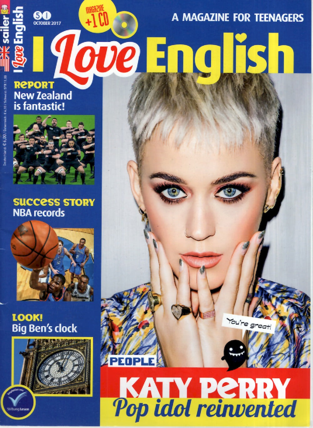 I Love English Magazin Deutschland 2017 #51 Katy Perry