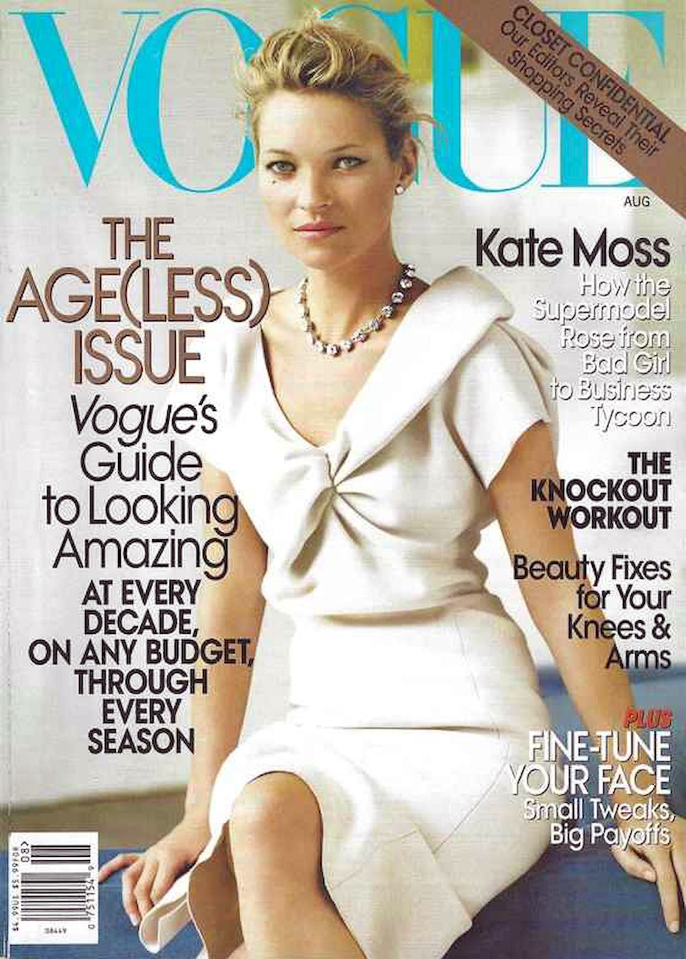 Vogue Magazine USA 2008-08 Kate Moss Édition originale
