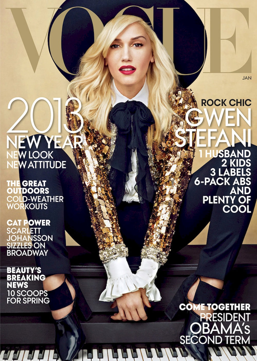 Vogue Revista USA 2013-01 – Gwen Stefani – Edición original