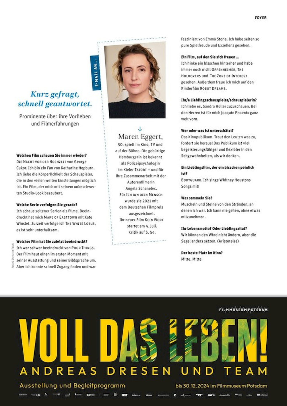 EPD Film Magazine Allemagne 2024-07 Kristen Stewart Katy M. O'Brian
