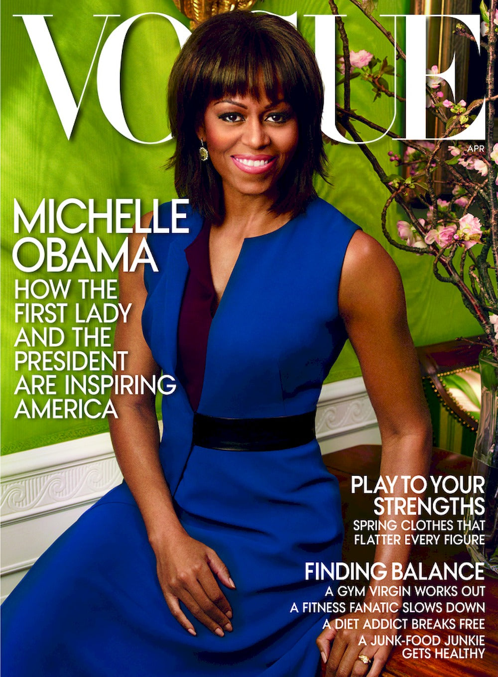 Vogue Revista USA 2013-04 Michelle Obama Edición original