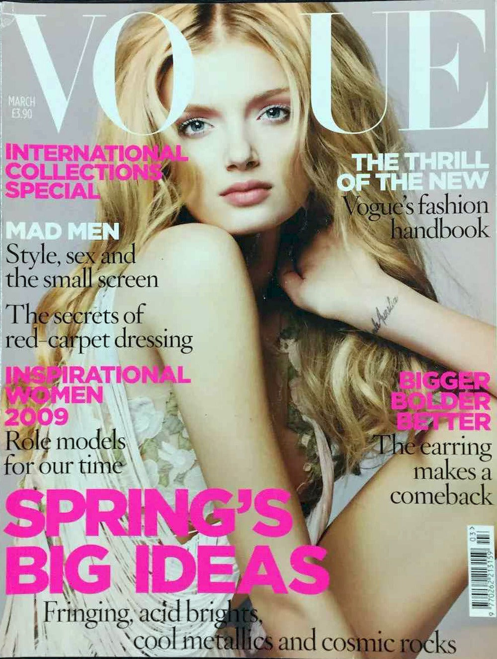 Vogue Revista UK 2009-03 – Lily Donaldson – Edición original