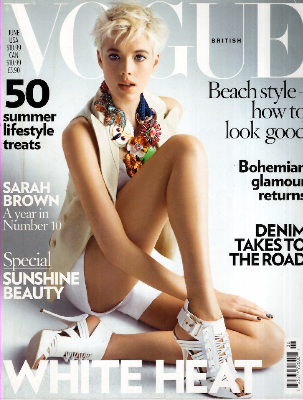 Vogue Magazin UK 2008-06 Agyness Deyn