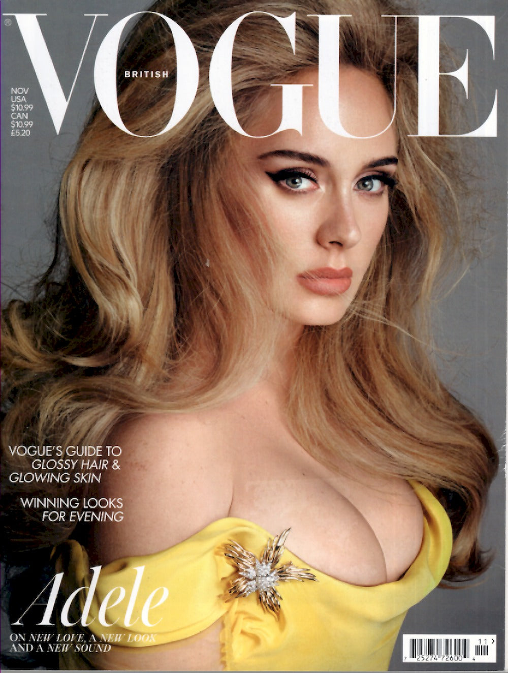 Vogue Magasin UK 2021-11 Adele Originaludgave