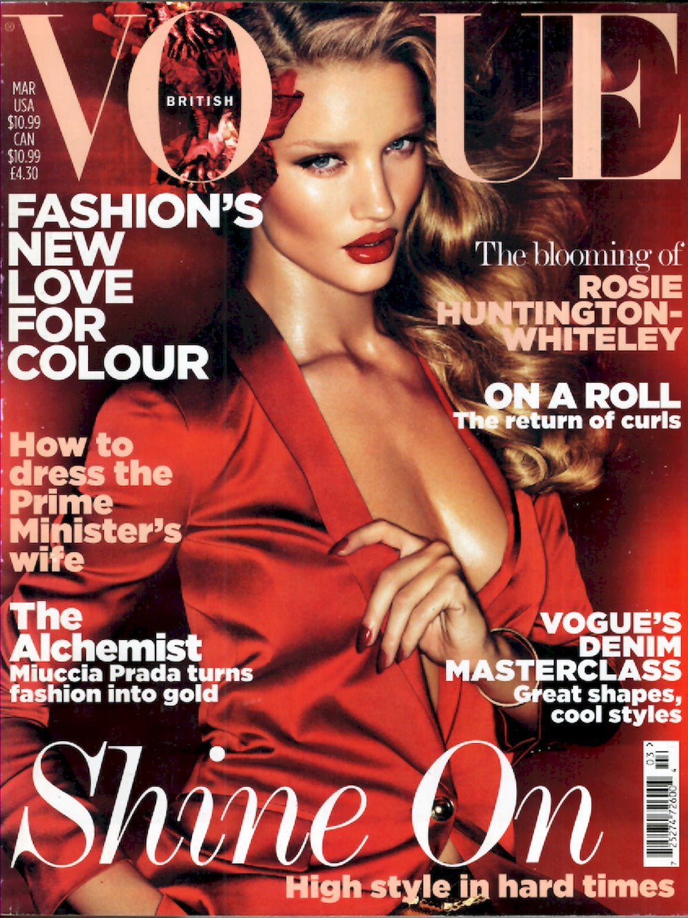 Vogue Magazine UK 2011-03 Rosie Huntington-Whiteley