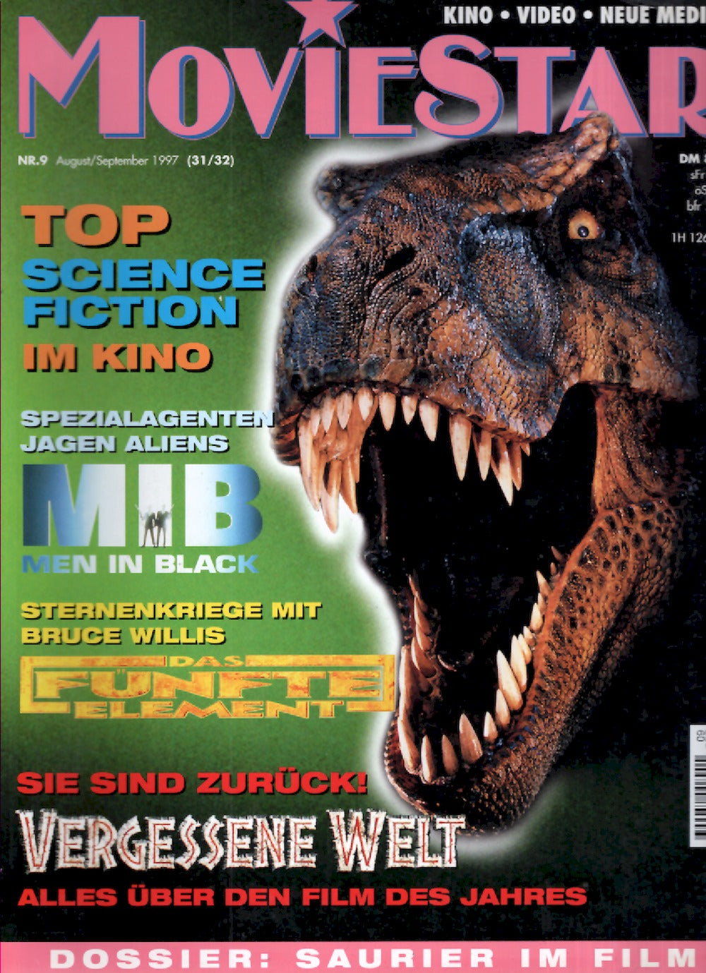 Moviestar Magazin Deutschland 1997 #31 Jurassic Park