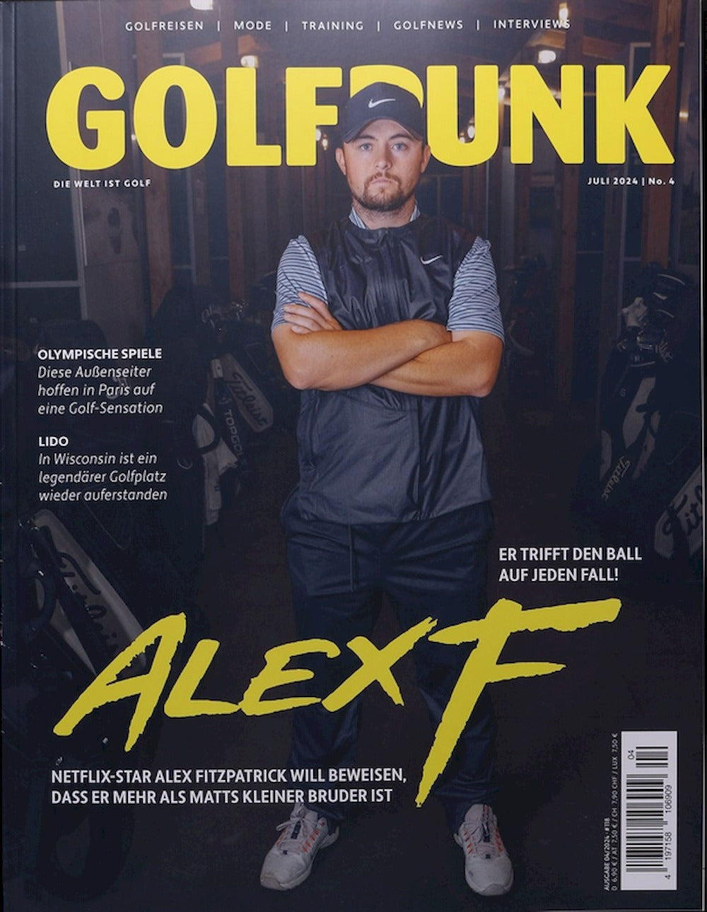 Golfpunk Magasin Tyskland 2024-04 Alex Fitzpatrick Originalutgåva