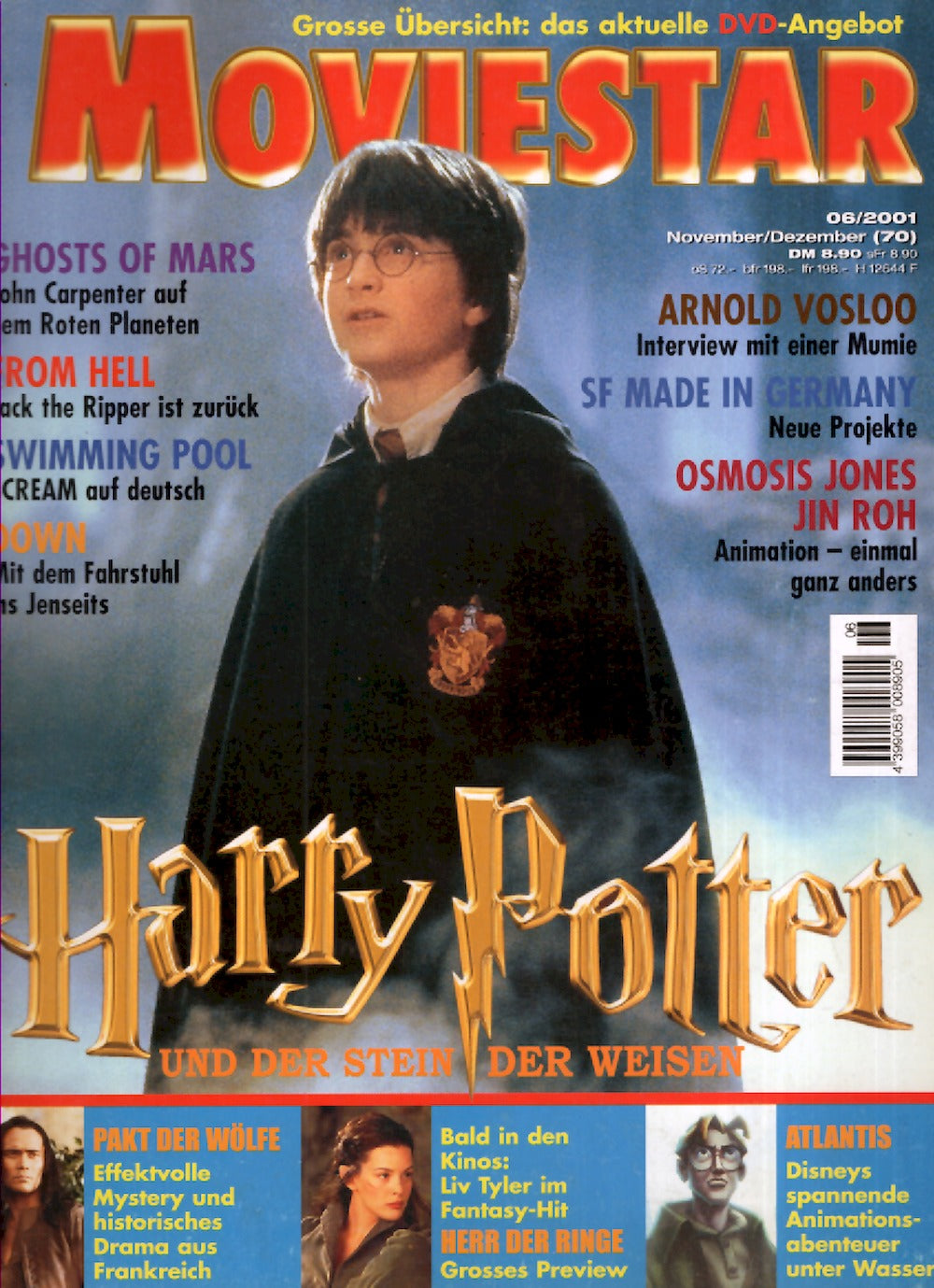 Moviestar Magazin Deutschland 2001 #70 Harry Potter Daniel Radcliffe