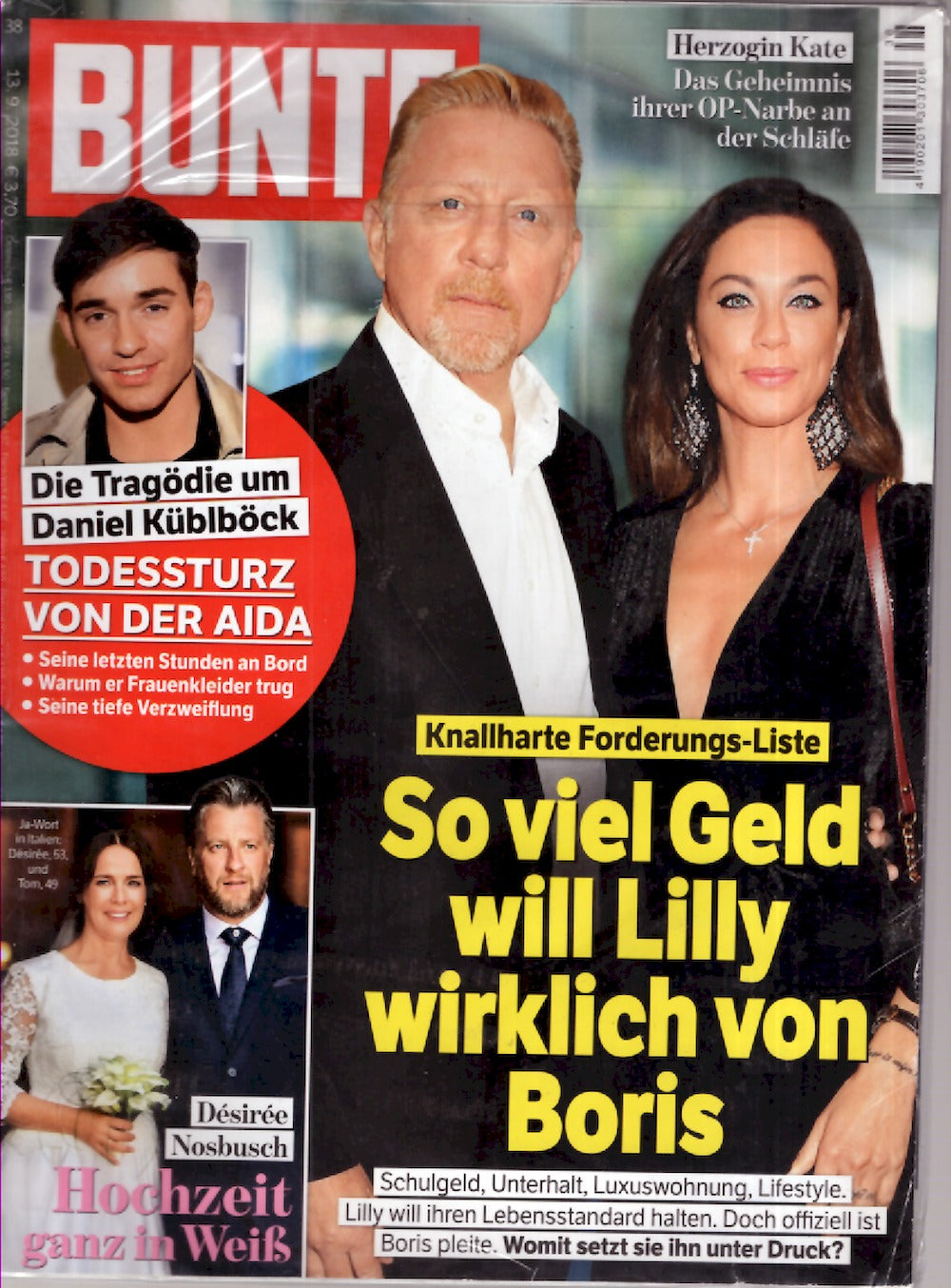 Bunte Magazin Deutschland 2018-38 Boris Becker Desiree Nosbusch
