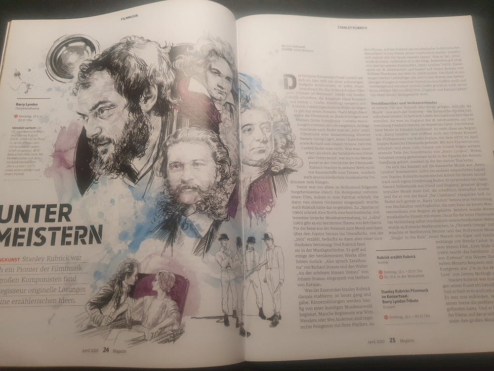 Arte Magazine Allemagne 2020-04 Maria Dragus Stanley Kubrick