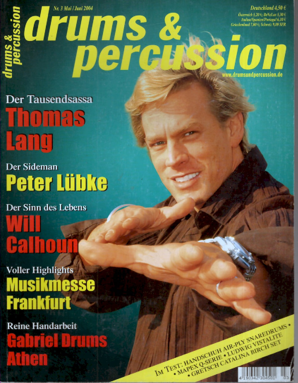 Drums & Percussions Magazin Deutschland 2008-05+06 Thomas Lang Peter Lübke Will Calhoun