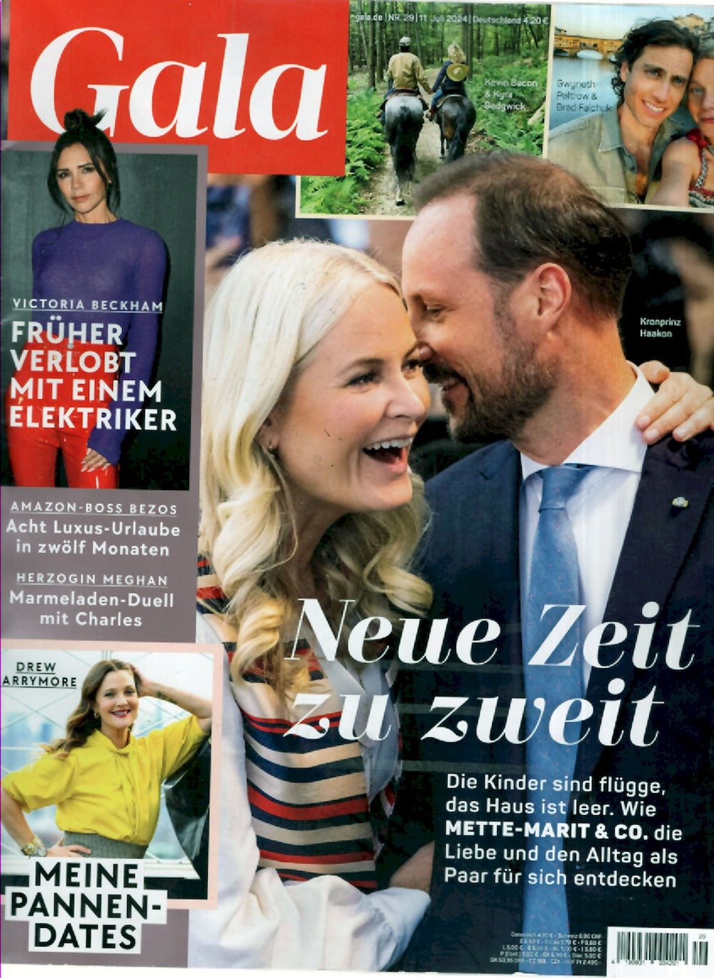 Gala Magazin Deutschland 2024-29 Mette Marit Drew Barrymore Victoria Beckham
