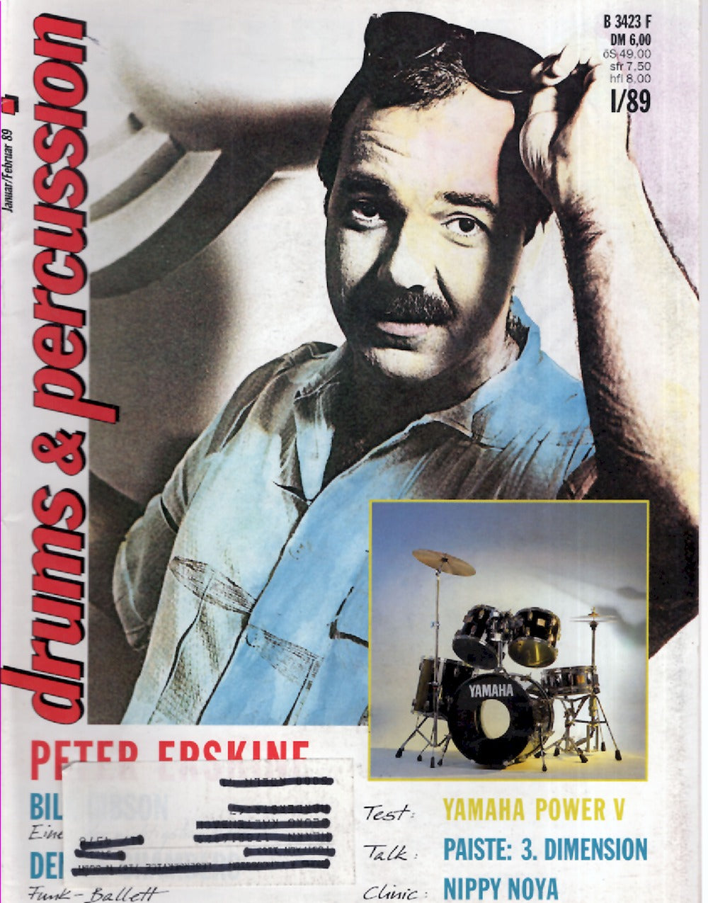 Drums & Percussions Magazin Deutschland 1989-01+02 Peter Erskine Bill Gibson Dennis Chambers