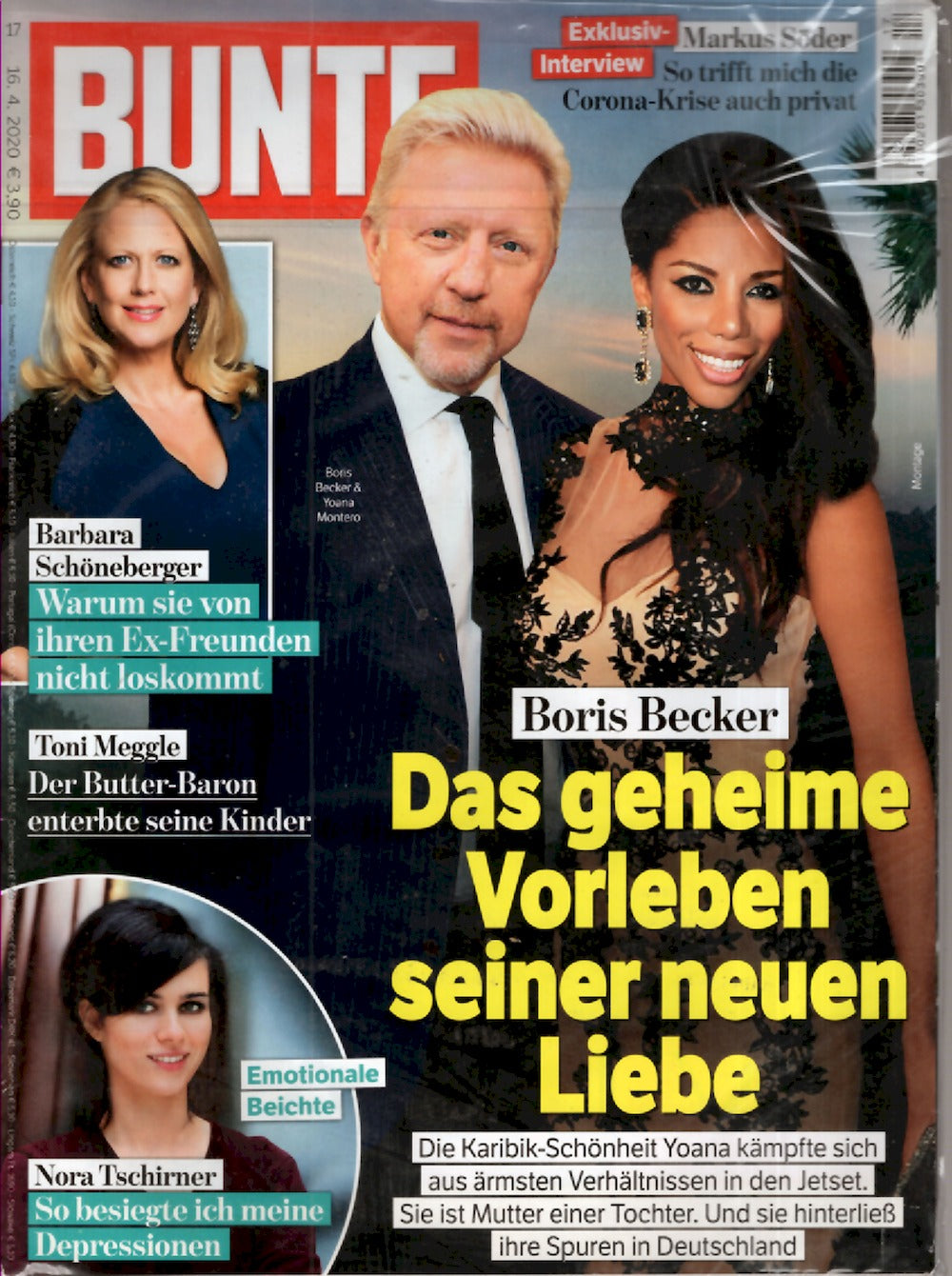 Bunte Magazin Deutschland 2020-17 Boris Becker Nora Tschirner Schöneberger