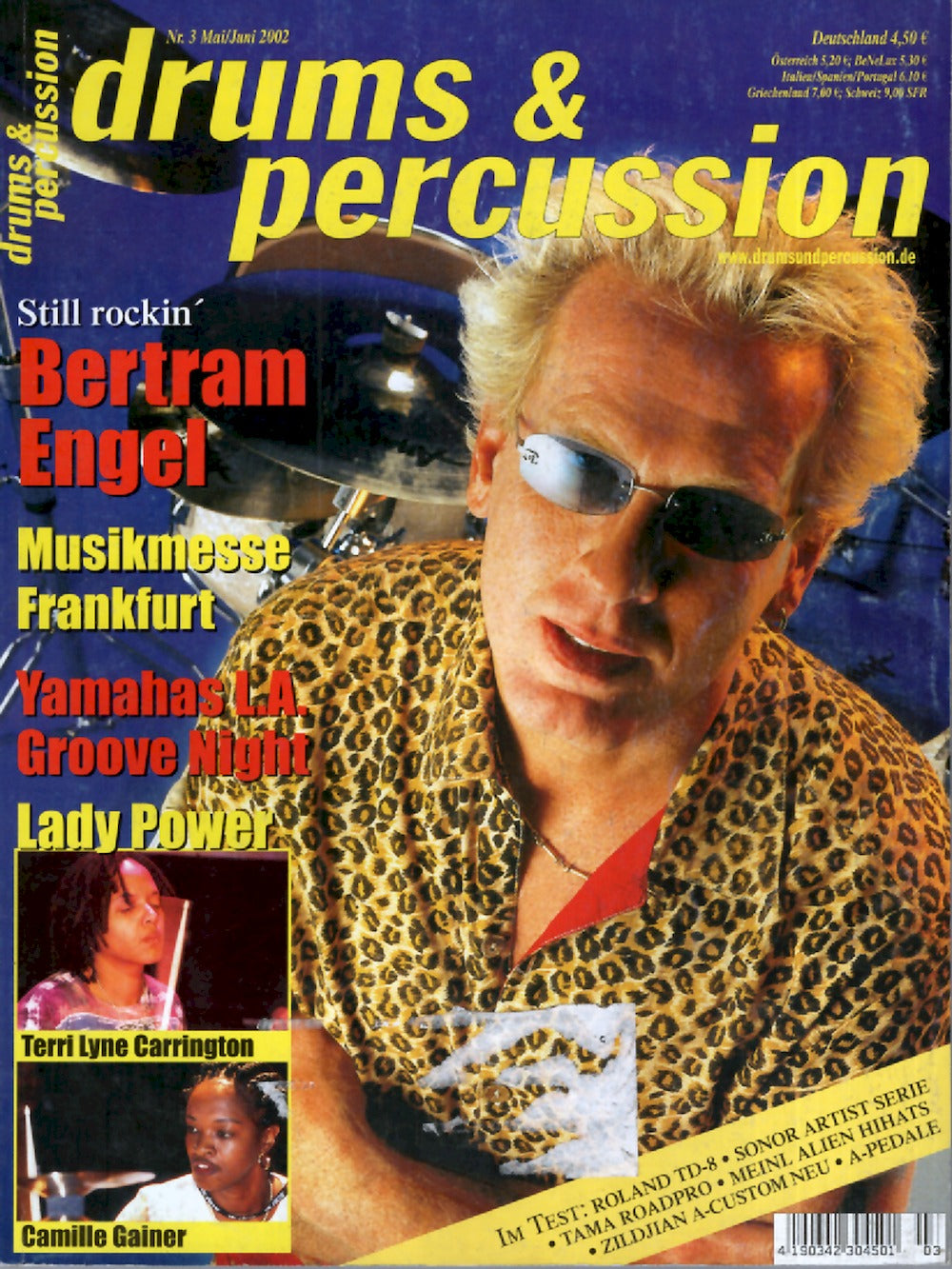 Drums & Percussions Magazin Deutschland 2002-05+06 Bertram Engel Terry Lyne Carrington Camille Yarbrough