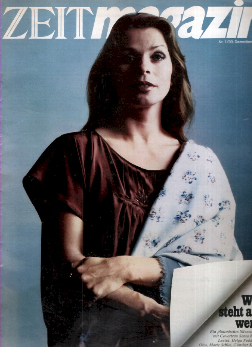 Zeit Magazin Deutschland 1977-01 Senta Berger