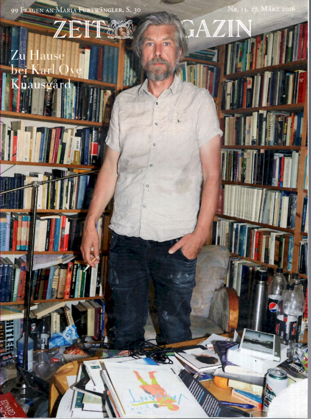 Zeit Magazine Allemagne 2016-13 – Karl Ove Knausgard – Édition originale