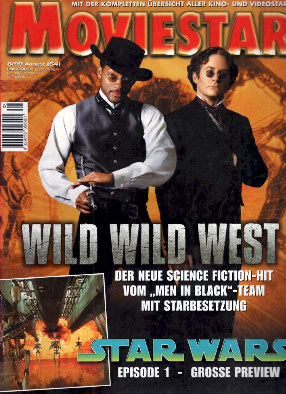 Moviestar Magazin Deutschland 1999 #54 Wild Wild West Star Wars