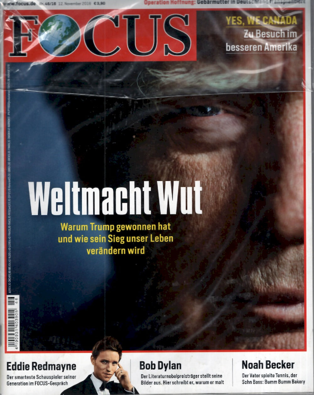 Focus Magazin Deutschland 2016-46 Donald Trump