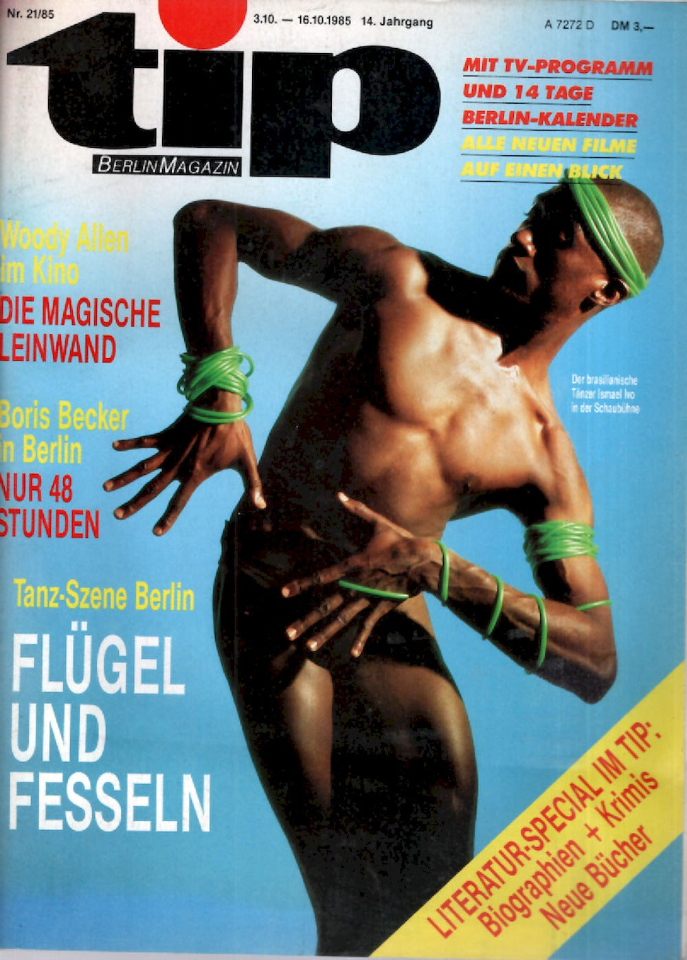 Tip Berlin Magazin Deutschland 1985-21 Ismael Ivo
