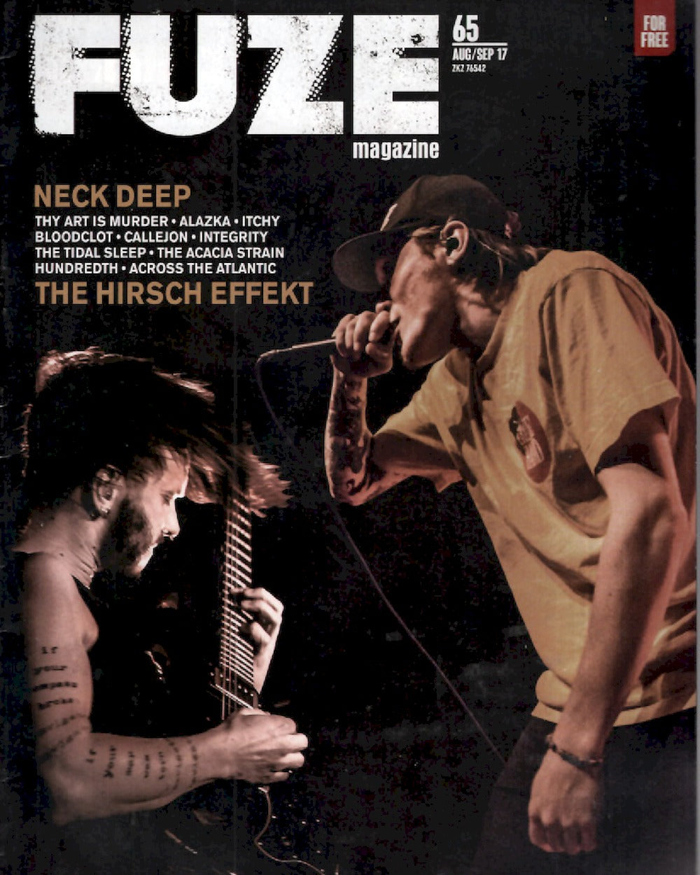 Fuze Magazin Deutschland 2017 #65 Neck Deep The Hirsch Effekt Alazka Itchy