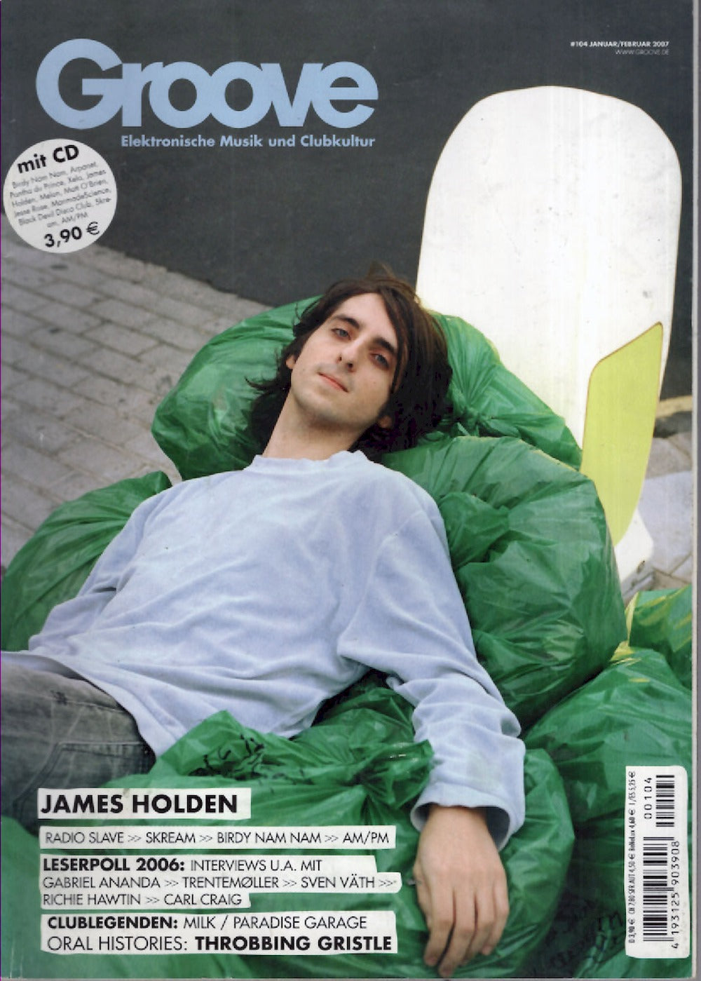 Groove Magazin Deutschland 2007 #104 James Holden Radio Slave Skream Birdy Nam Nam