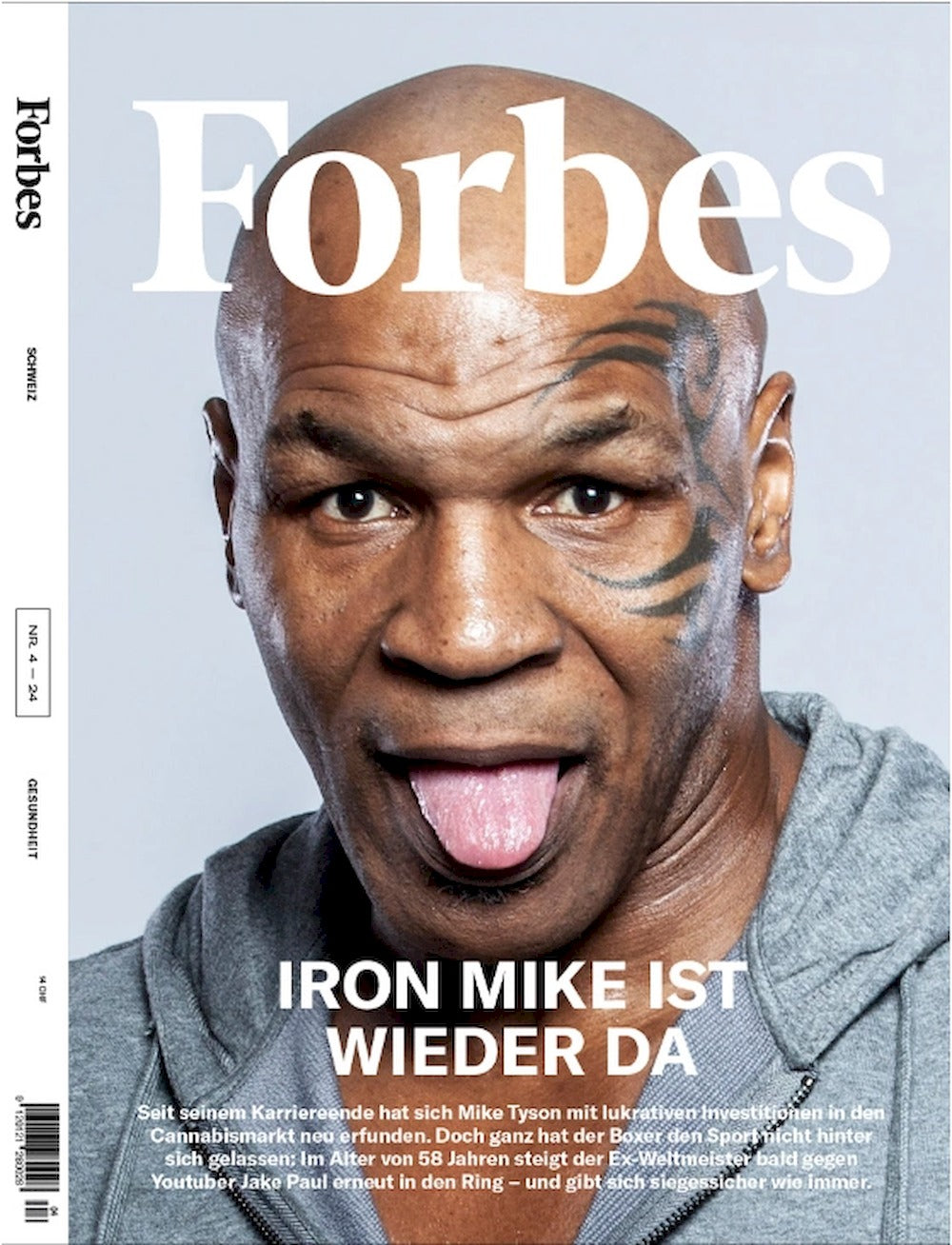 Forbes Magasin Österrike 2024-04 Mike Tyson Originalutgåva
