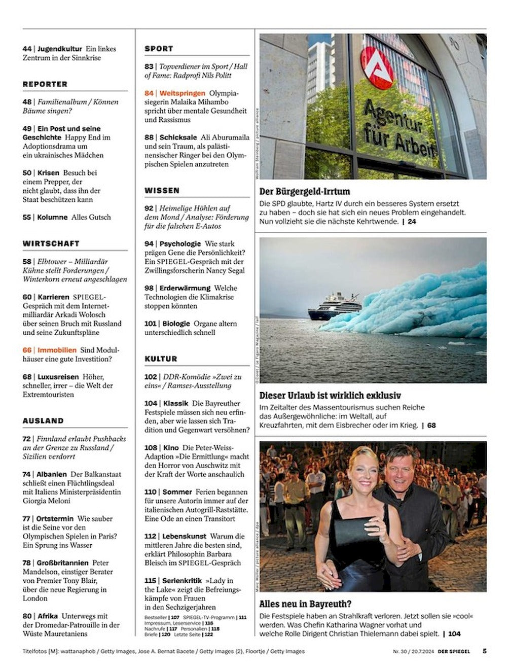 Der Spiegel Revista Alemania 2024-30 Trump USA