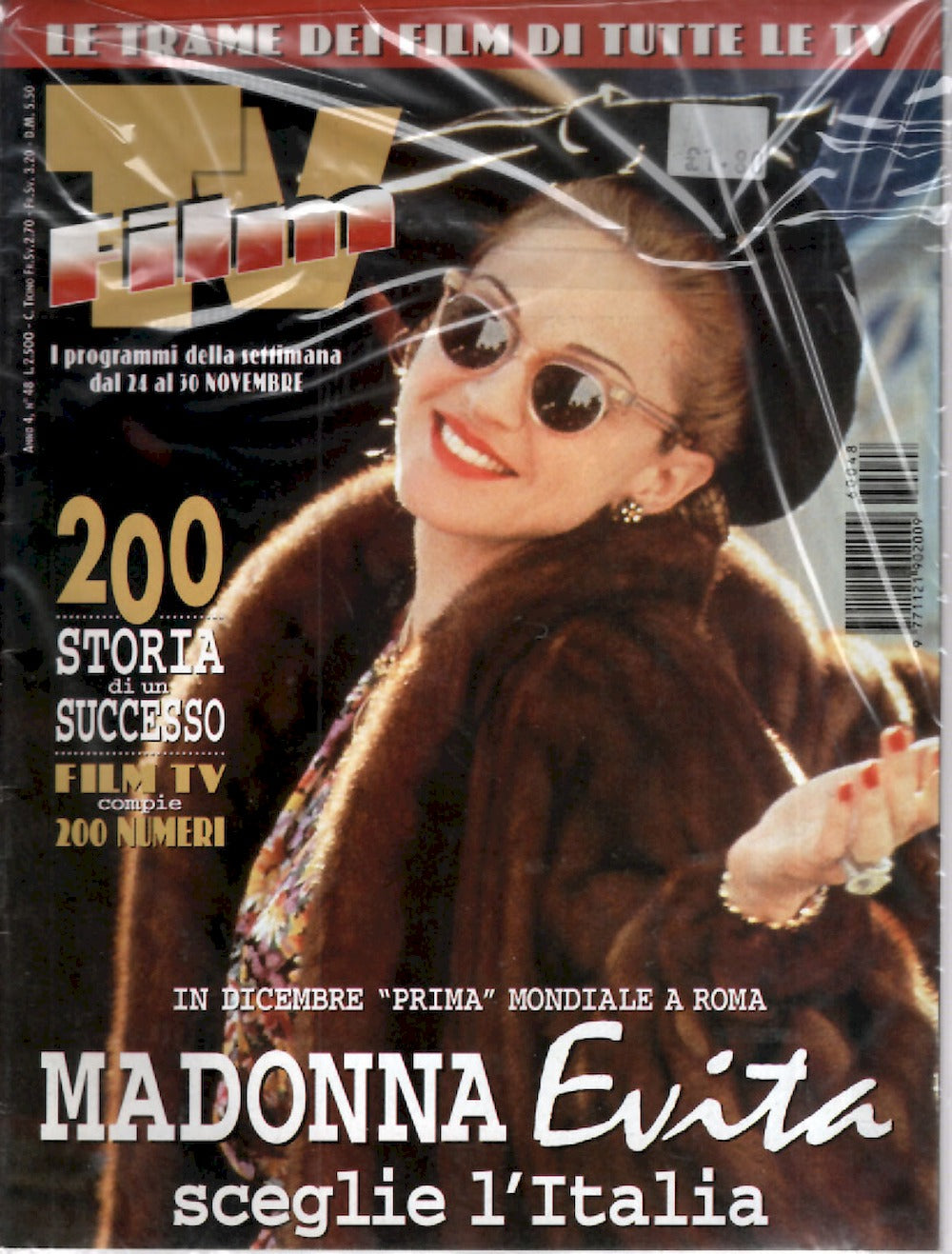 Film TV Magazin Italien 1996-48 Madonna