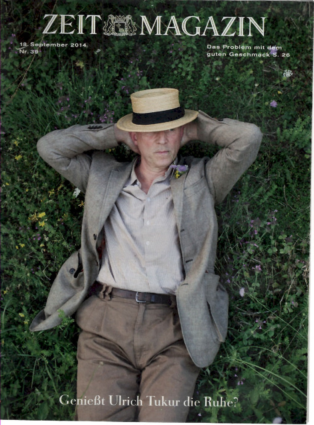 Zeit Magazin Deutschland 2014-39 Ulrich Tukur
