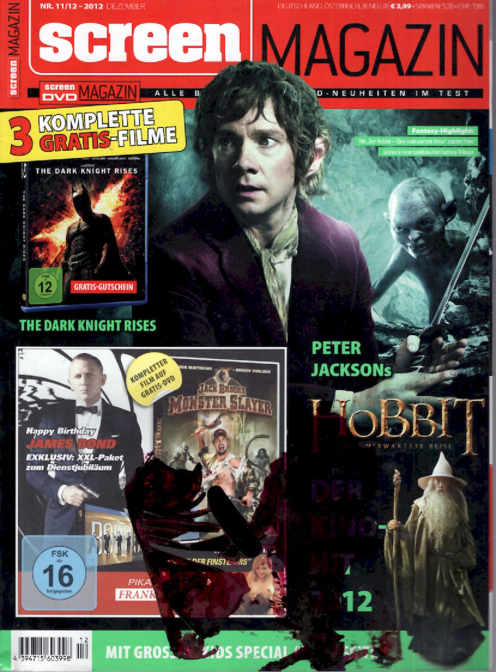 Screen Magasin Tyskland 2012-11+12 Martin Freeman ACCEPTABLE