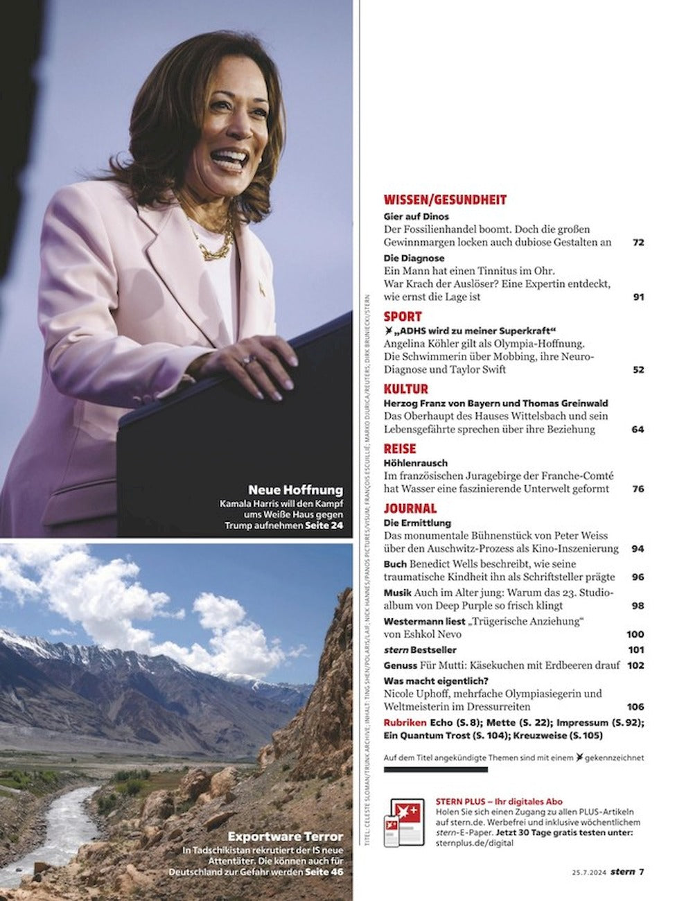 Stern Revista Alemania 2024-31 Kamala Harris
