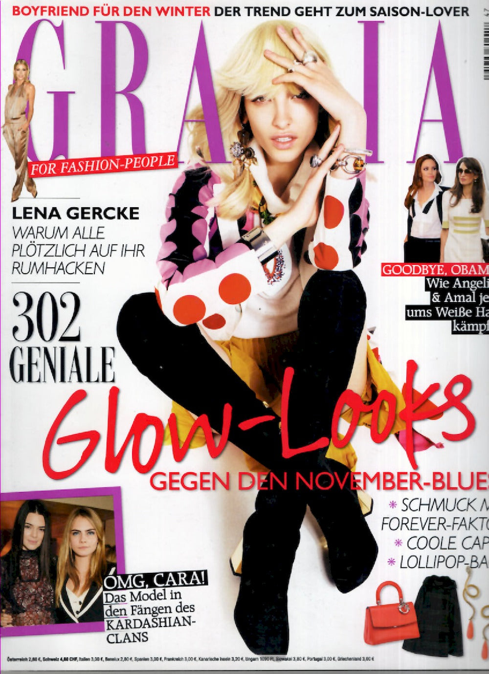 Grazia Magazin Deutschland 2014-47 Lena Gercke