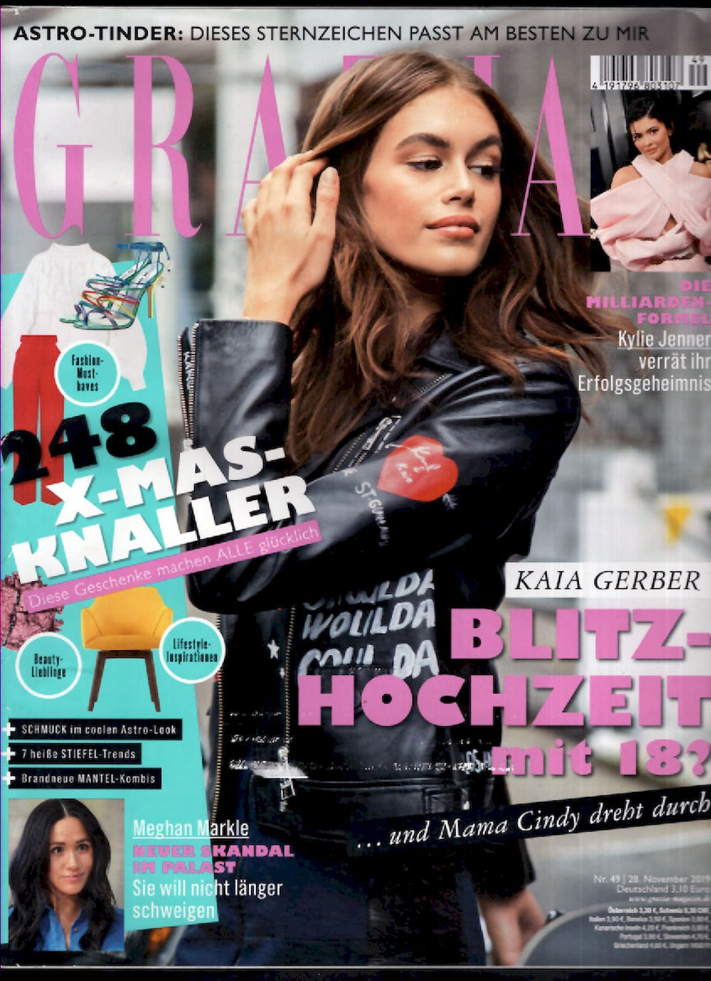 Grazia Magazin Deutschland 2019-49 Kaia Gerber