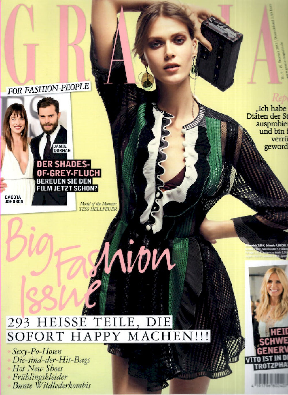 Grazia Magazin Deutschland 2015-09 Tess Hellfeuer Dakota Johnson
