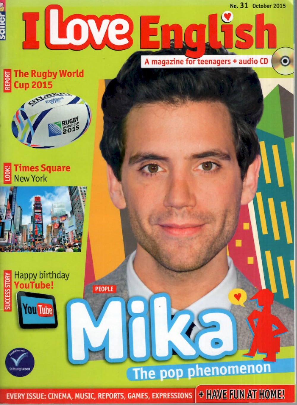 I Love English Magasin Tyskland 2015 #31 Mika Originaludgave