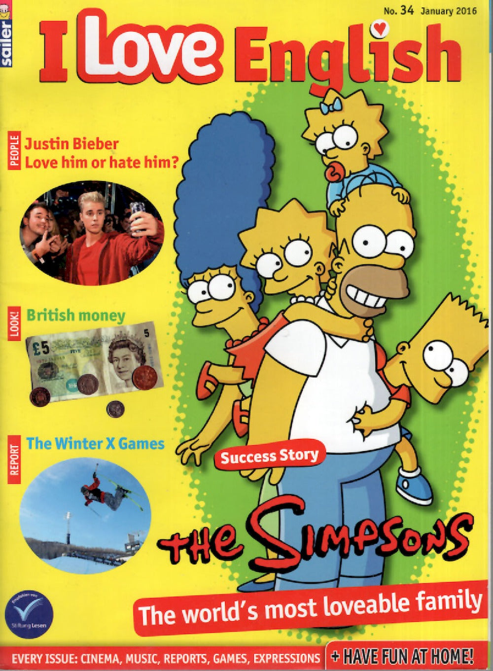 I Love English Magazin Deutschland 2015 #34 The Simpsons