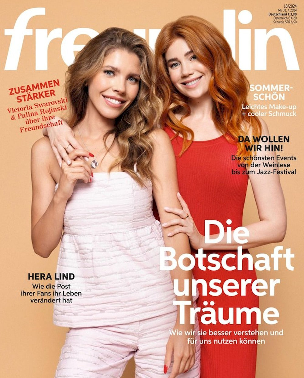 Freundin Magazin Deutschland 2024-18 Victoria Swarovski Palina Rojinski